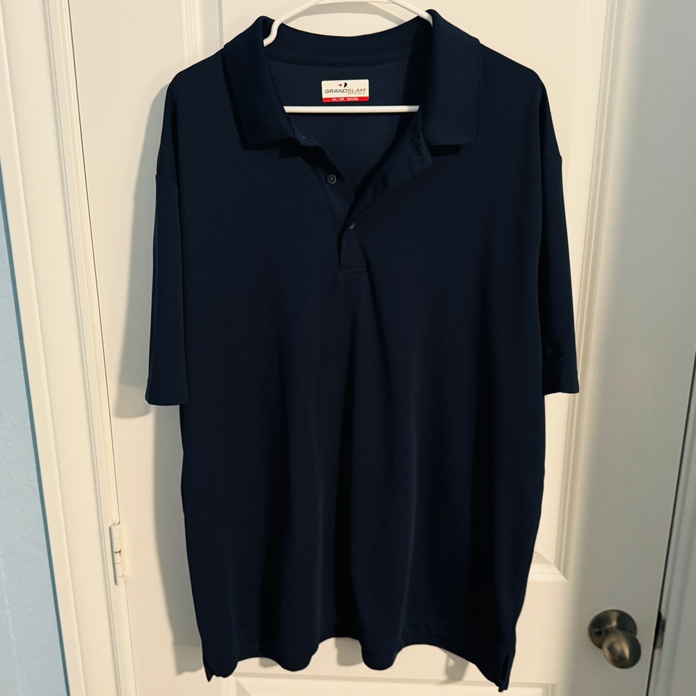 Grand Slam Performance Men's Dark Blue Polo Shirt XXL